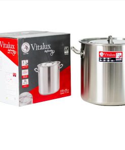Nồi hầm inox 304 thân cao 3 đáy Zebra 28x28cm, 17.2L