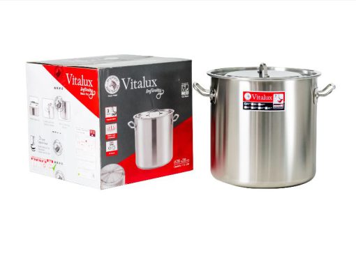 Nồi hầm inox 304 thân cao 3 đáy Zebra 28x28cm, 17.2L
