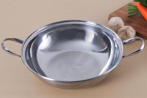Nồi lẩu inox 3 đáy nắp kiếng Fivestar 26cm - Ảnh 4