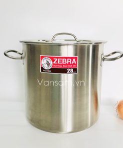 Nồi inox 304 thân cao Zebra 28cm*28cm - Sản xuất tại Thái Lan