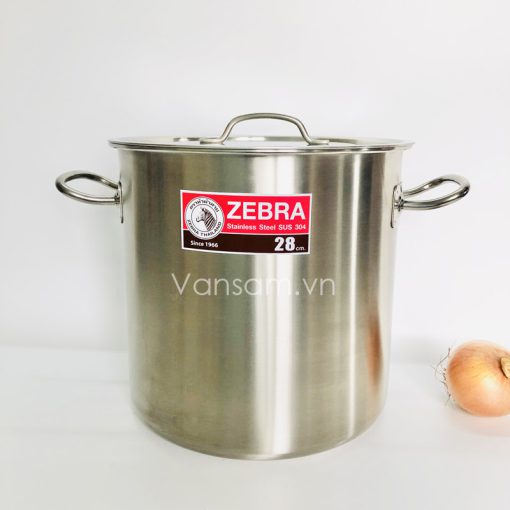 Nồi inox 304 thân cao Zebra 28cm*28cm - Sản xuất tại Thái Lan