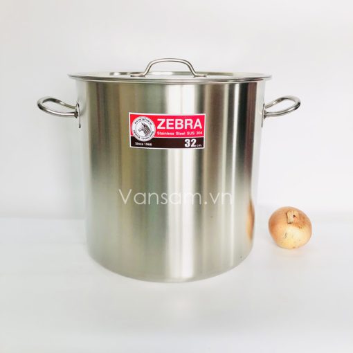 Nồi inox 304 thân cao Zebra 32cm*32cm - Sản xuất tại Thái Lan
