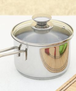 Nồi tay cầm 3 đáy inox Fivestar 12cm