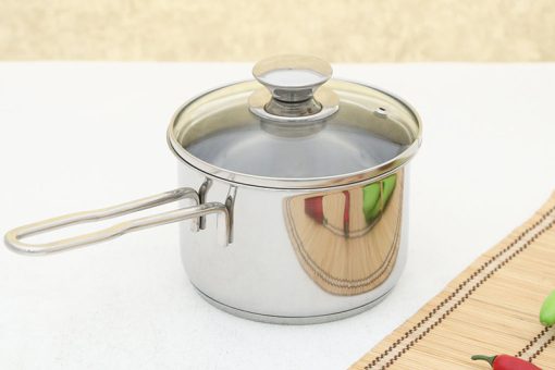 Nồi tay cầm 3 đáy inox Fivestar 12cm