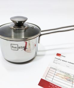 Nồi tay cầm 3 đáy inox Fivestar 16cm