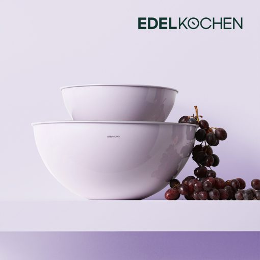 Bộ 3 thố inox 304 Edelkochen Hàn Quốc màu tím - Ảnh 4
