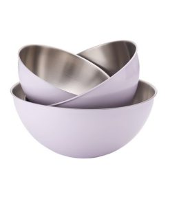 Alternative view of Bộ 3 thố inox 304 Edelkochen Hàn Quốc màu tím