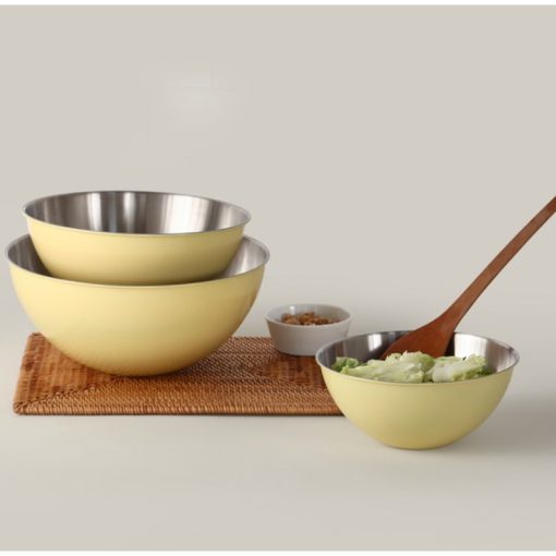 Thố inox 304 Edelkochen Hàn Quốc 28cm màu vàng - Ảnh 3