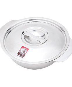 Thố 2 quai inox 304 Zebra Thái Lan 20cm