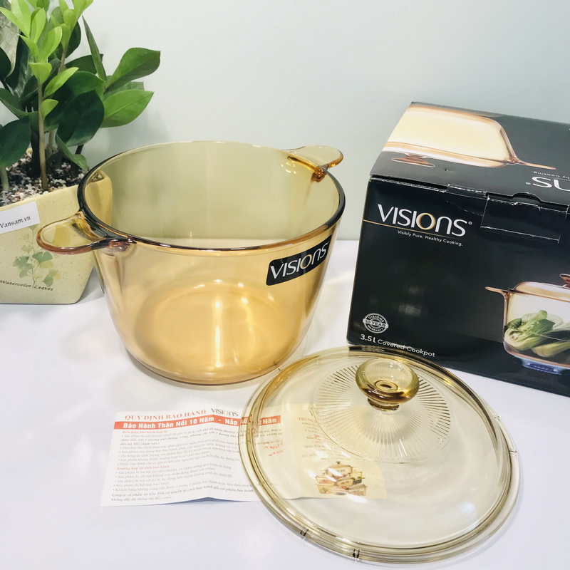 Nồi thủy tinh Visions 3.5 lít VS-3.5/CL1 sản xuất tại Pháp