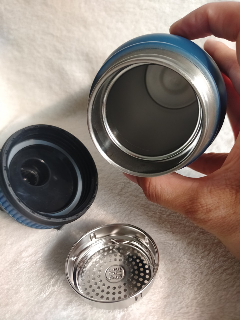 Bình giữ nhiệt inox 304 Zebra Thái Lan 600ml màu đỏ 112808 - Ảnh 2