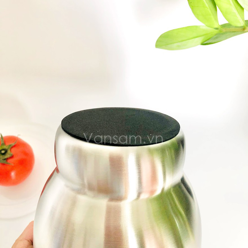 Cối chày inox 304, có nắp đậy - Ảnh 6