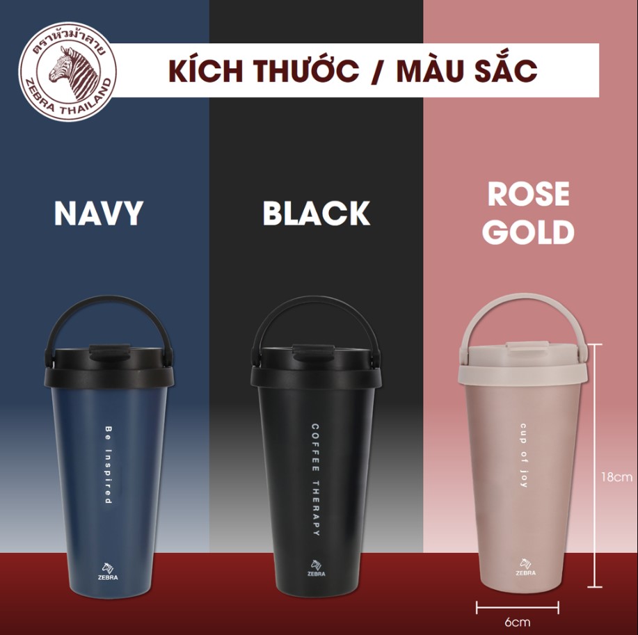 Ly giữ nhiệt Zebra Cuppuccino 500ml 112703 - Ảnh 4