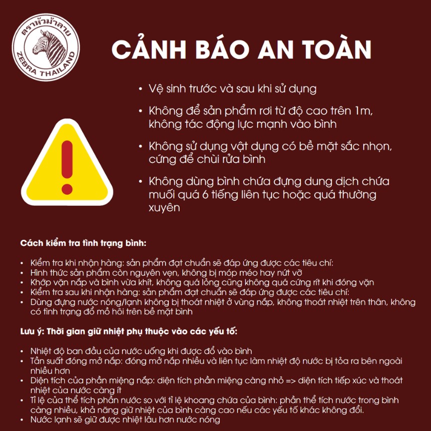 Ly giữ nhiệt Zebra Cuppuccino 500ml 112703 - Ảnh 7