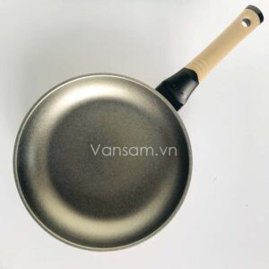 Chảo cạn đá Korea King 28cm màu kem - Sx tại Hàn Quốc