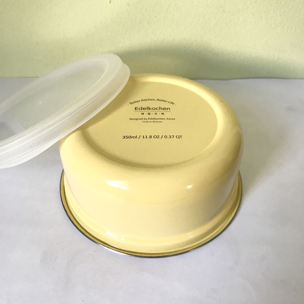 Hộp đựng thực phẩm inox 304 Edelkochen 350ml màu vàng - Ảnh 3