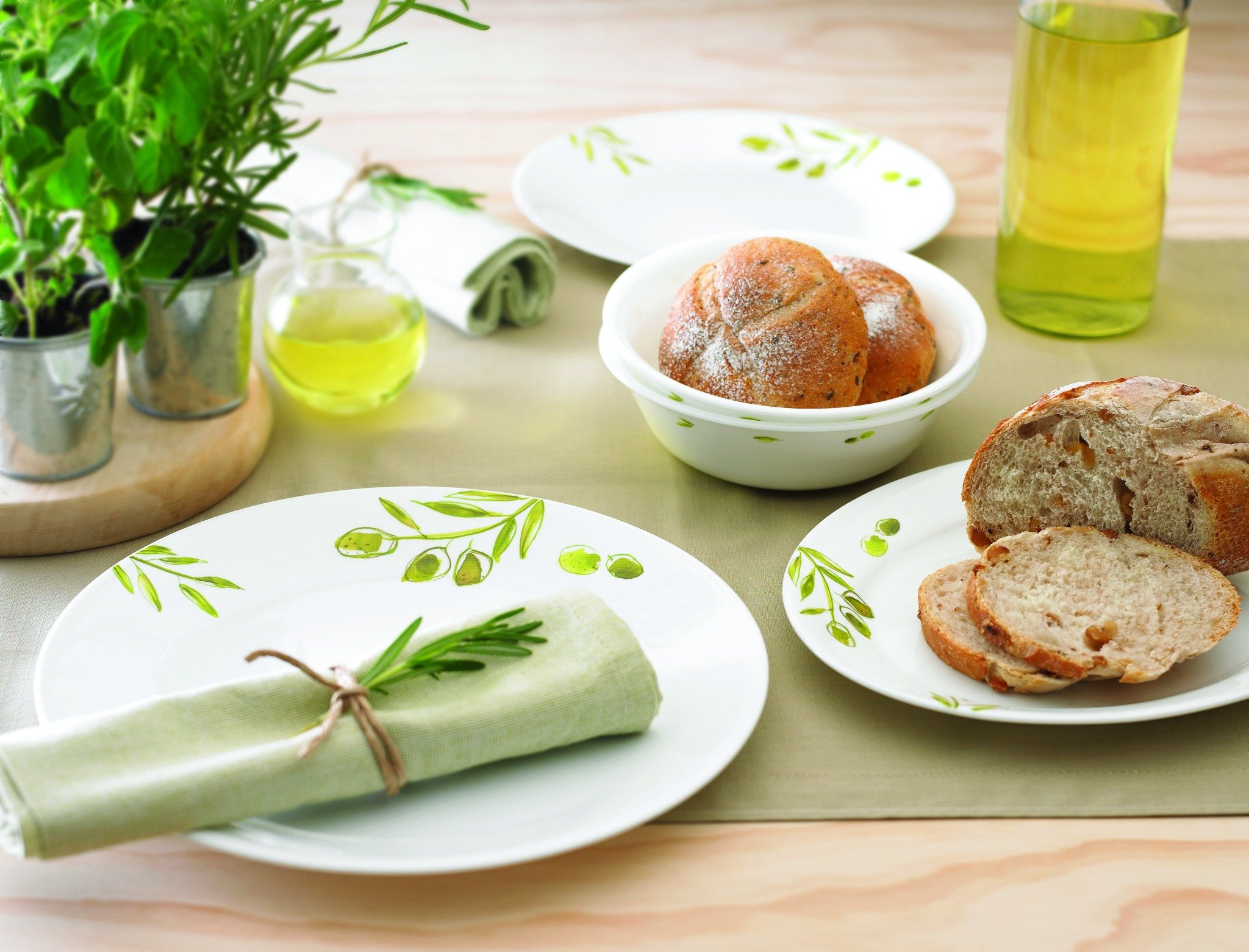 Dĩa Corelle 21cm Olive Garden 108-OG-LP - Made in USA - Ảnh 3