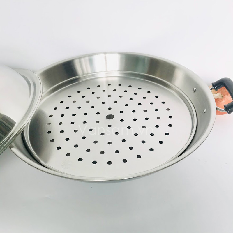 Chảo hấp inox 304 Zebra 42cm - Sản xuất tại Thái Lan 176202 - Ảnh 4