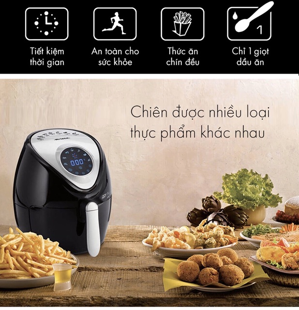 Nồi chiên không dầu Ariete MOD 4616 cảm ứng - Ảnh 2