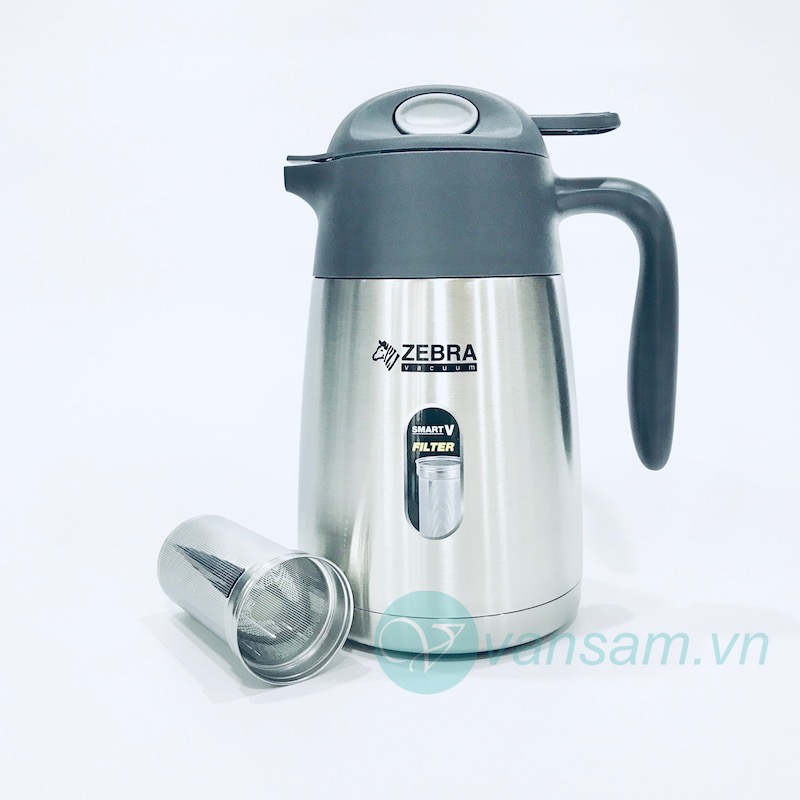 Bình giữ nhiệt inox 304 Zebra Thái Lan 1.5 lít có lưới lọc 912935 - Ảnh 3
