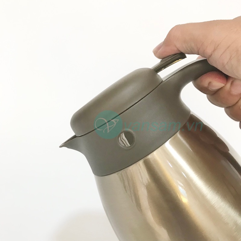 Bình giữ nhiệt Zebra Thái Lan 1.5 lít màu gold 112942 - Ảnh 2