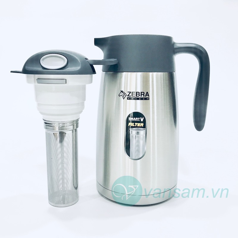 Bình giữ nhiệt inox 304 Zebra Thái Lan 2 lít có lưới lọc 912937 - Ảnh 2