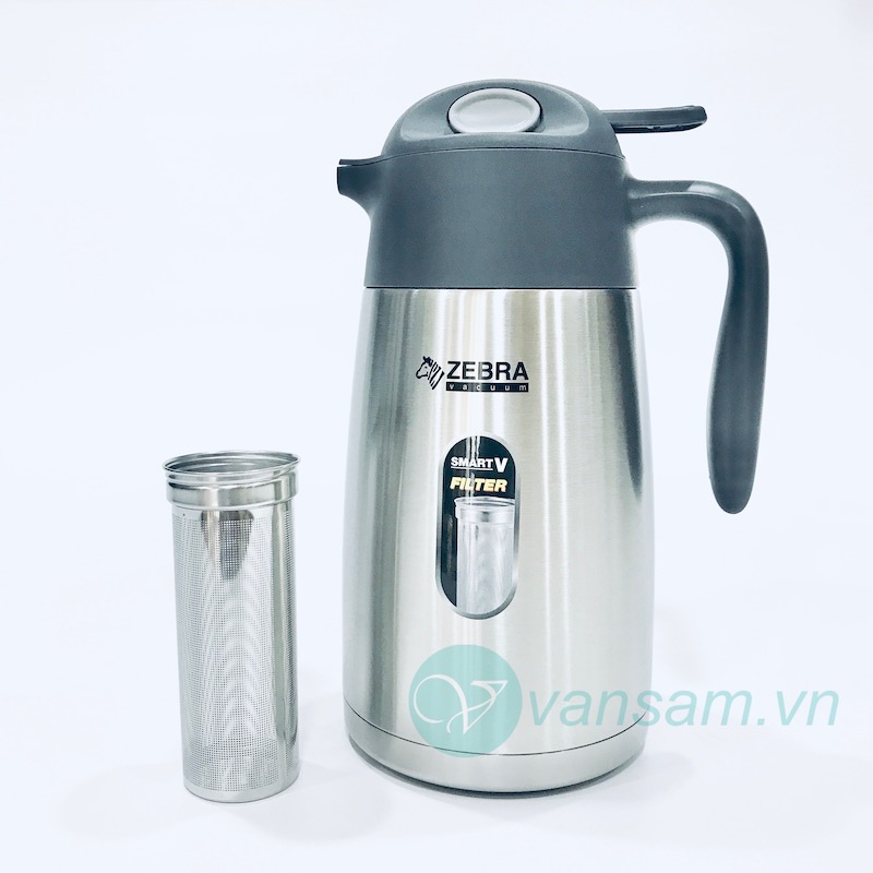 Bình giữ nhiệt inox 304 Zebra Thái Lan 2 lít có lưới lọc 912937