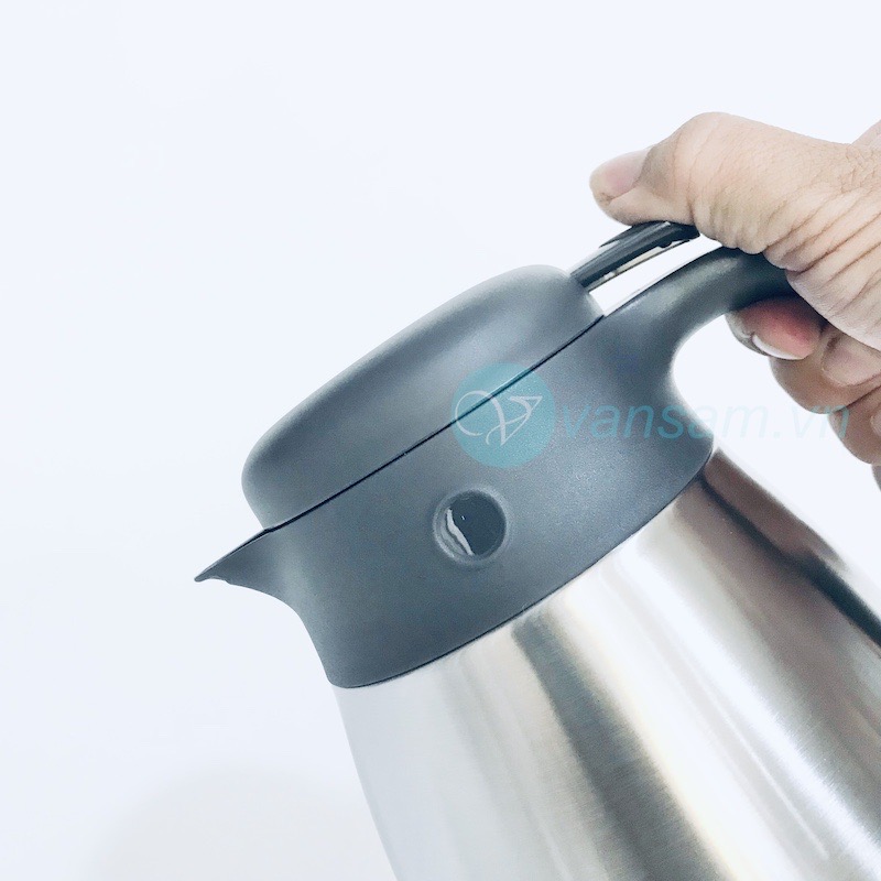 Bình giữ nhiệt inox 304 Zebra Thái Lan 2 lít màu bạc 112943 - Ảnh 6