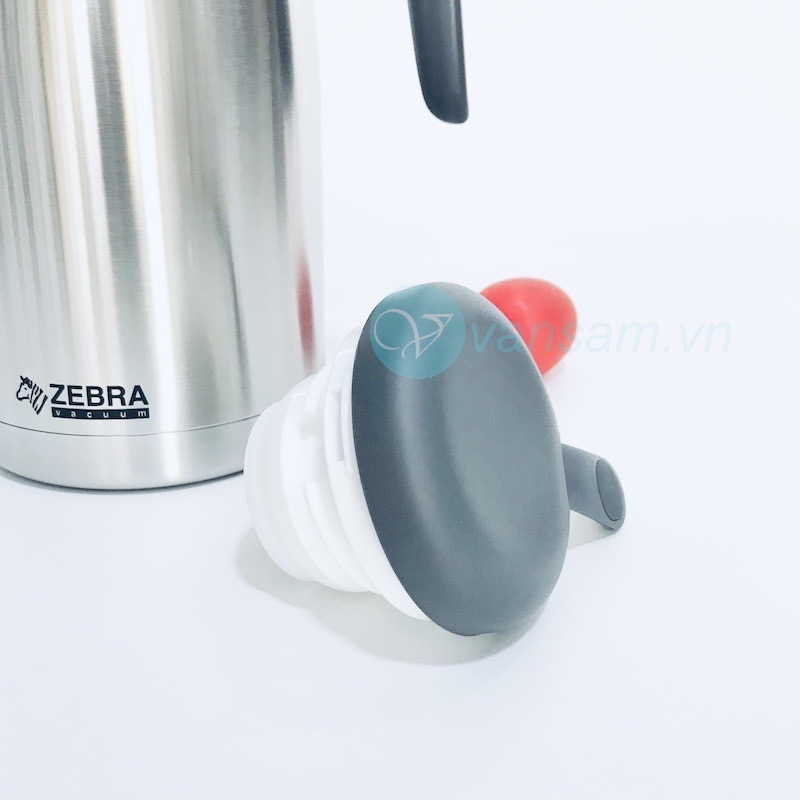 Bình giữ nhiệt inox 304 Zebra Thái Lan 2 lít màu bạc 112943 - Ảnh 2