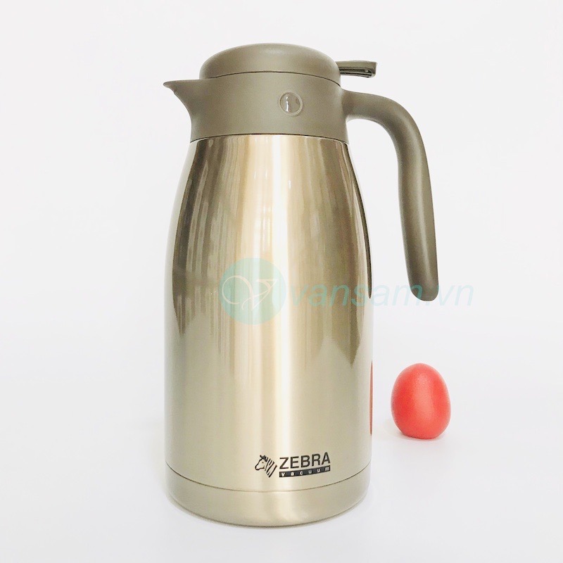 Bình giữ nhiệt inox 304 Zebra Thái Lan 2 lít màu gold 112943