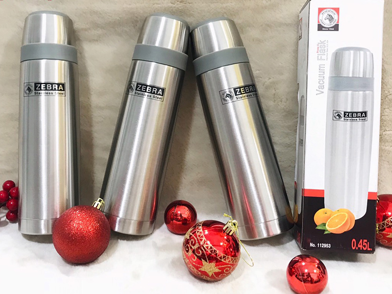 Bình giữ nhiệt inox Zebra Thái Lan 450ml 112953