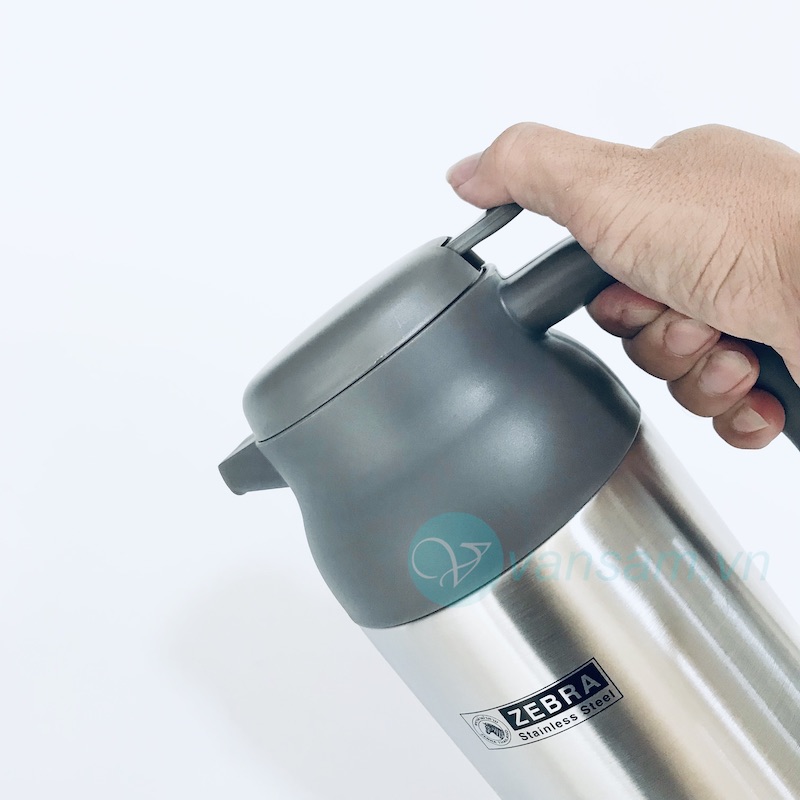 Bình ủ trà giữ nhiệt Zebra Thái Lan 1200ml 112933 - Ảnh 5
