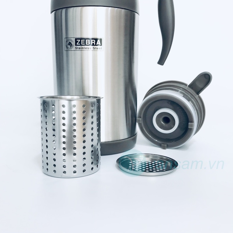 Bình ủ trà giữ nhiệt Zebra Thái Lan 1200ml 112933 - Ảnh 2
