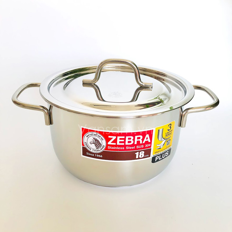 Bộ nồi inox 304 - 3 đáy Extra Zebra - Thái Lan 180827 - Ảnh 6