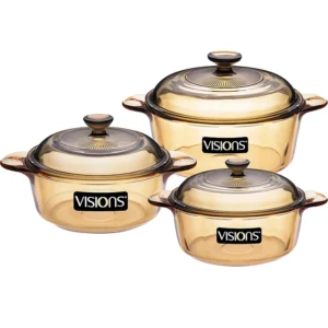 Bộ 3 nồi thủy tinh Visions VS-336/CL1 sản xuất tại Pháp