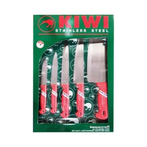 Bộ 5 dao Kiwi W5P cán nhựa