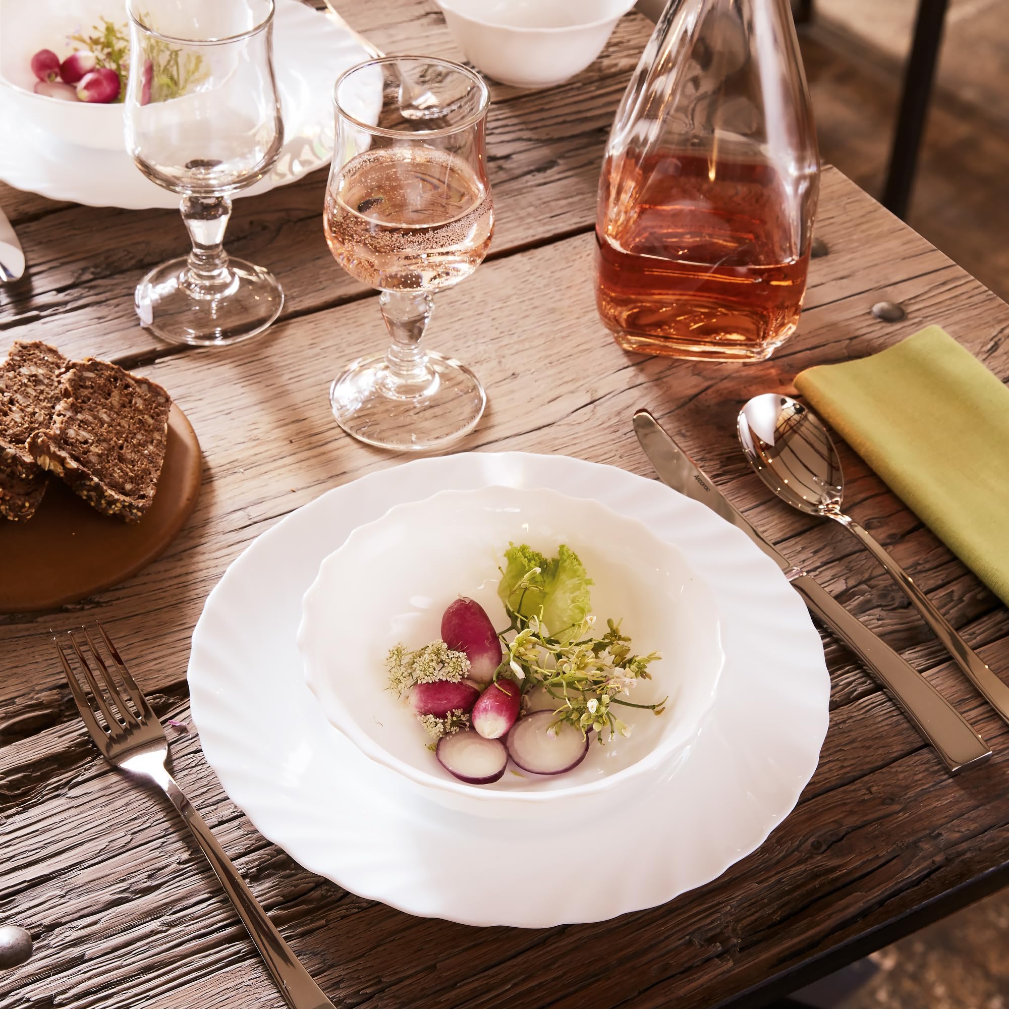 Bộ bàn ăn Luminarc Diwali Trianon 12 món - Ảnh 4