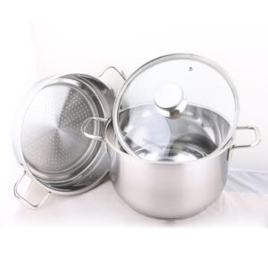 Bộ Nồi Xửng Hấp Nắp Kiếng Fivestar 24cm