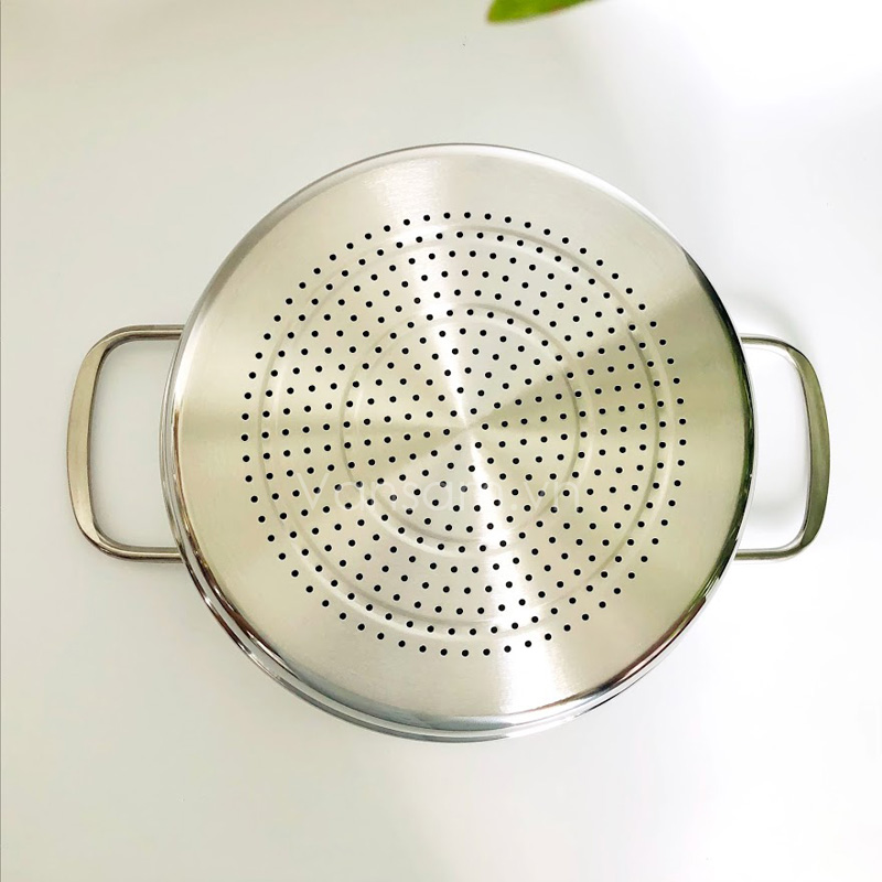 Bộ xửng hấp Zebra nắp kiếng 24cm 163640 - Ảnh 6