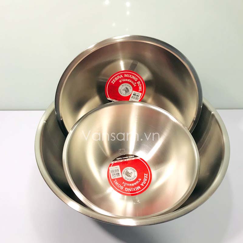 Bộ thau trộn Zebra inox 304 - Sx tại Thái Lan - Ảnh 2