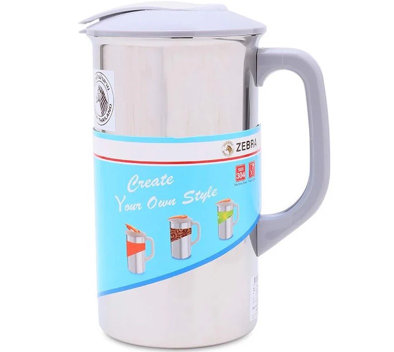 Ca nước có nắp nhựa inox 304 Zebra 1.9 lít 115028 - Ảnh 3