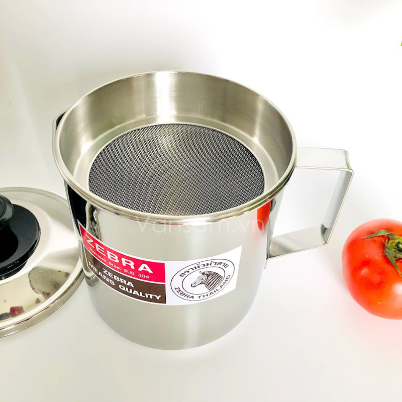 Ca lọc dầu inox 304 Zebra 151101 - Ảnh 4
