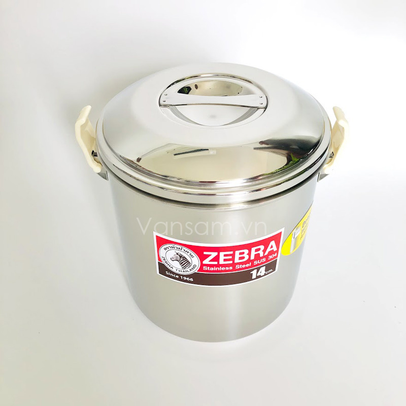 Camen inox 304 Zebra Thái Lan có ngăn sâu lòng 12cm 151624 - Ảnh 3