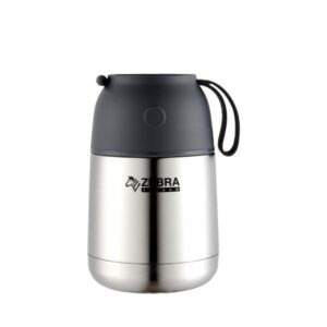 Camen giữ nhiệt inox 304 Zebra Thái Lan 450ml màu inox 123005