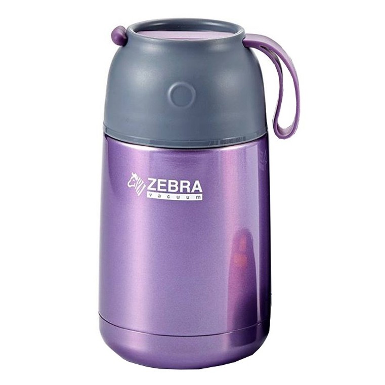 Camen giữ nhiệt inox 304 Zebra Thái Lan 650ml màu tím 123006