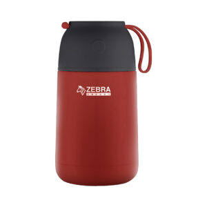 Camen giữ nhiệt inox 304 Zebra Thái Lan 650ml màu đỏ 123006