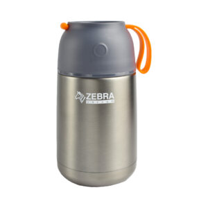 Camen giữ nhiệt inox 304 Zebra Thái Lan 650ml màu xám 123006