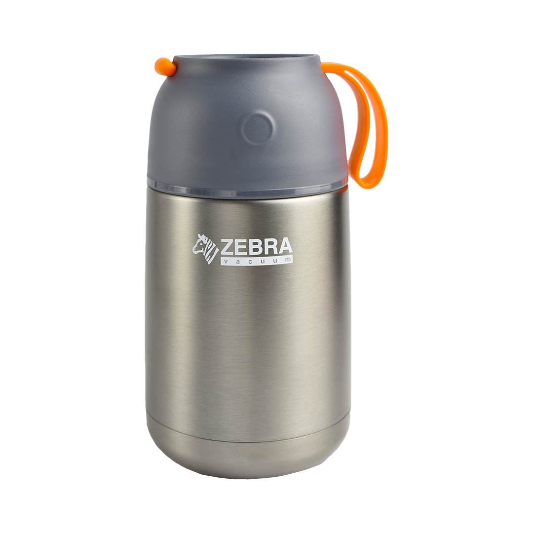 Camen giữ nhiệt inox 304 Zebra Thái Lan 650ml màu xám 123006
