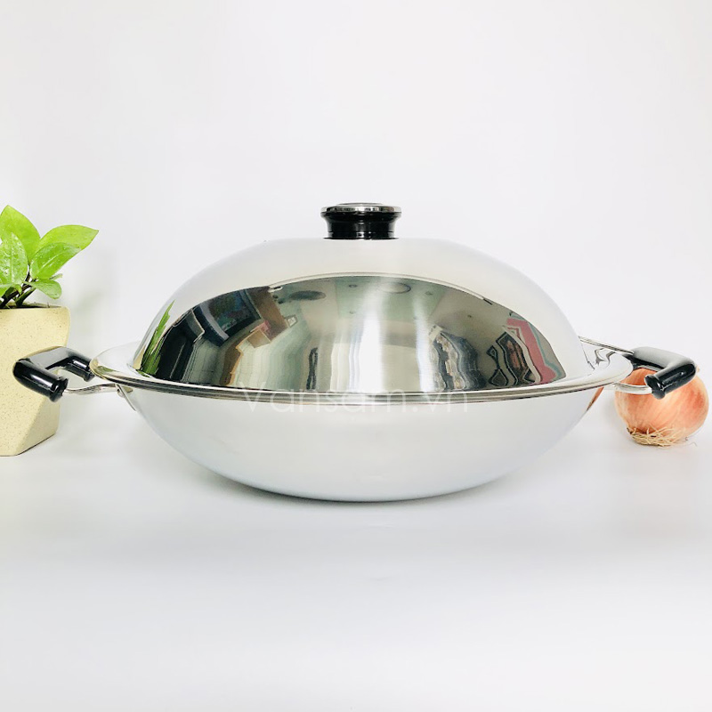 Bộ chảo xửng hấp inox 304 Zebra 38cm 176201