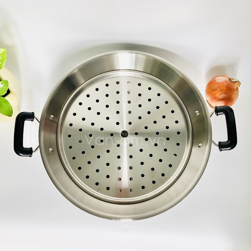 Bộ chảo xửng hấp inox 304 Zebra 38cm 176201 - Ảnh 8